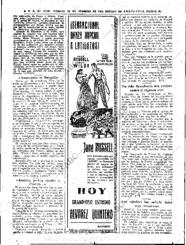 ABC SEVILLA 28-02-1958 página 22