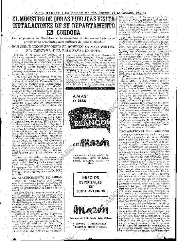 ABC MADRID 04-03-1958 página 43