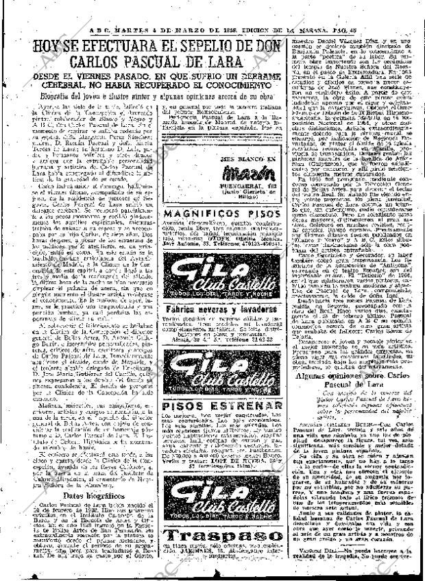 ABC MADRID 04-03-1958 página 45