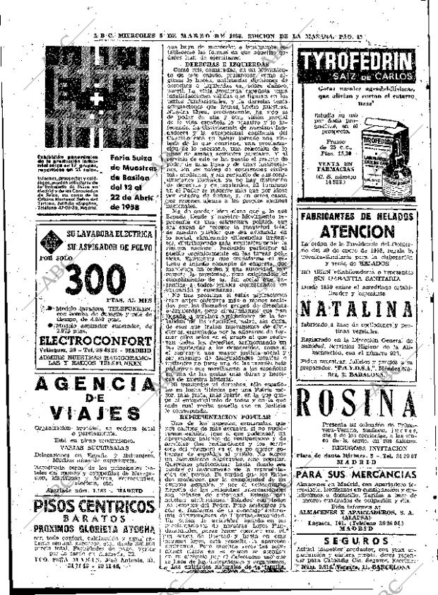 ABC MADRID 05-03-1958 página 42