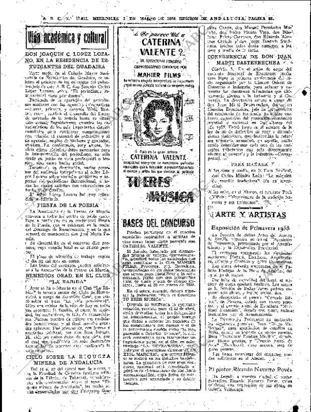 ABC SEVILLA 05-03-1958 página 28