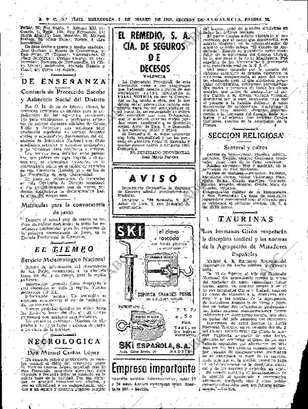 ABC SEVILLA 05-03-1958 página 30