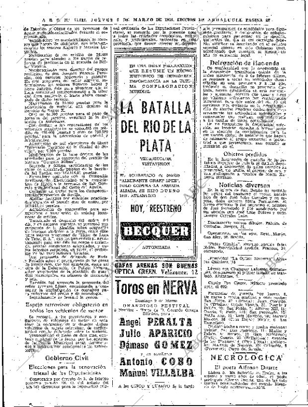 ABC SEVILLA 06-03-1958 página 28