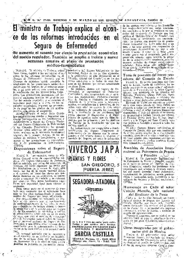 ABC SEVILLA 09-03-1958 página 35