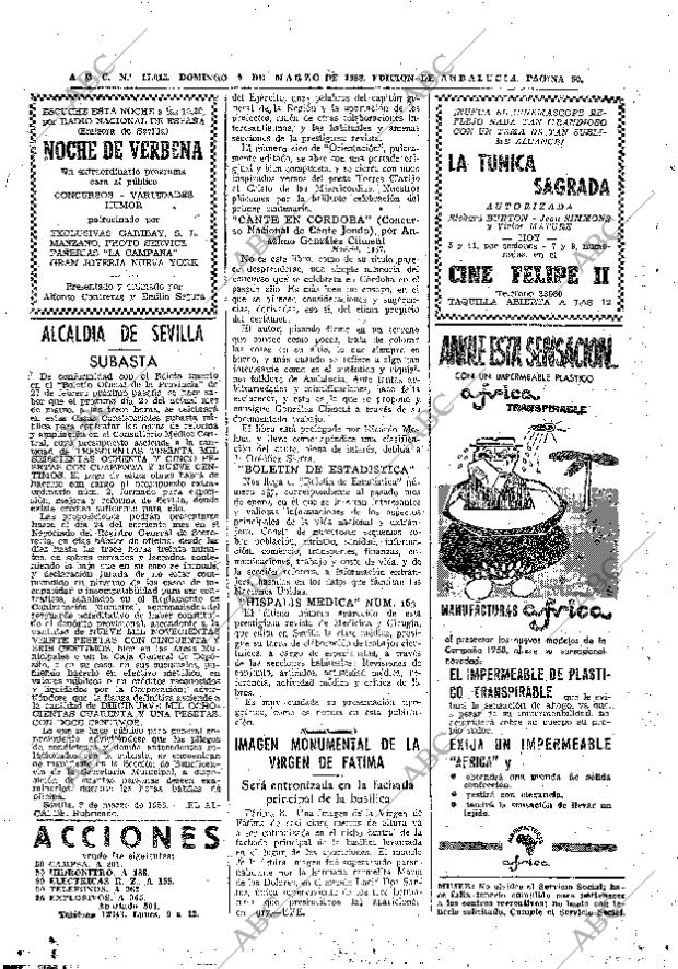 ABC SEVILLA 09-03-1958 página 50