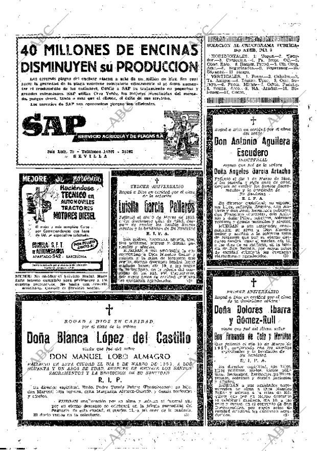 ABC SEVILLA 09-03-1958 página 62