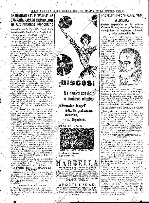 ABC MADRID 20-03-1958 página 39