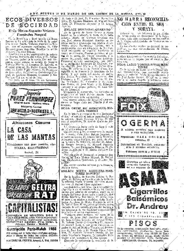 ABC MADRID 20-03-1958 página 40