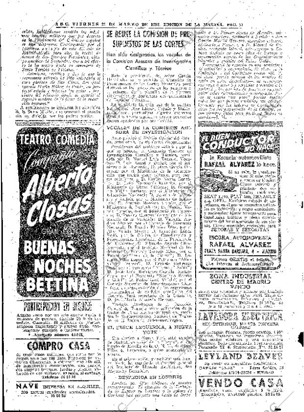 ABC MADRID 21-03-1958 página 50