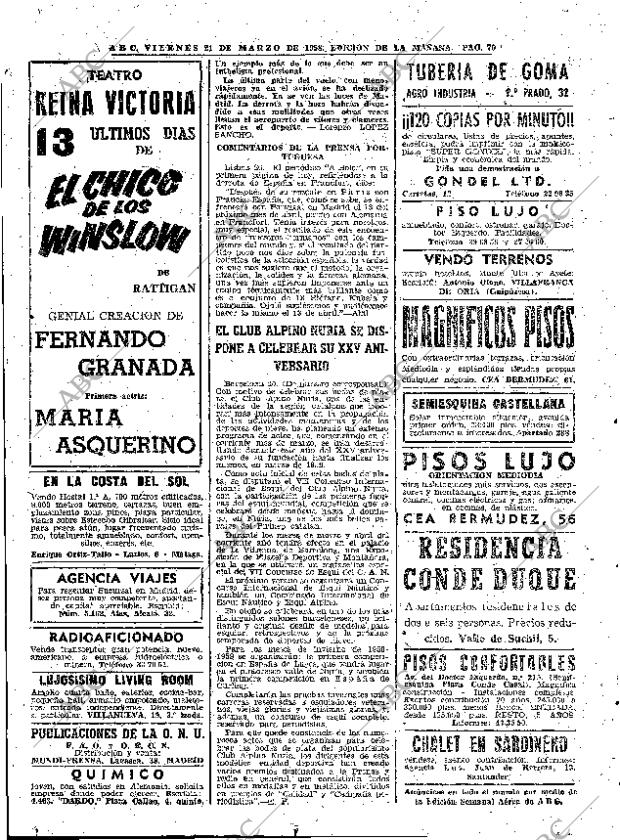 ABC MADRID 21-03-1958 página 70