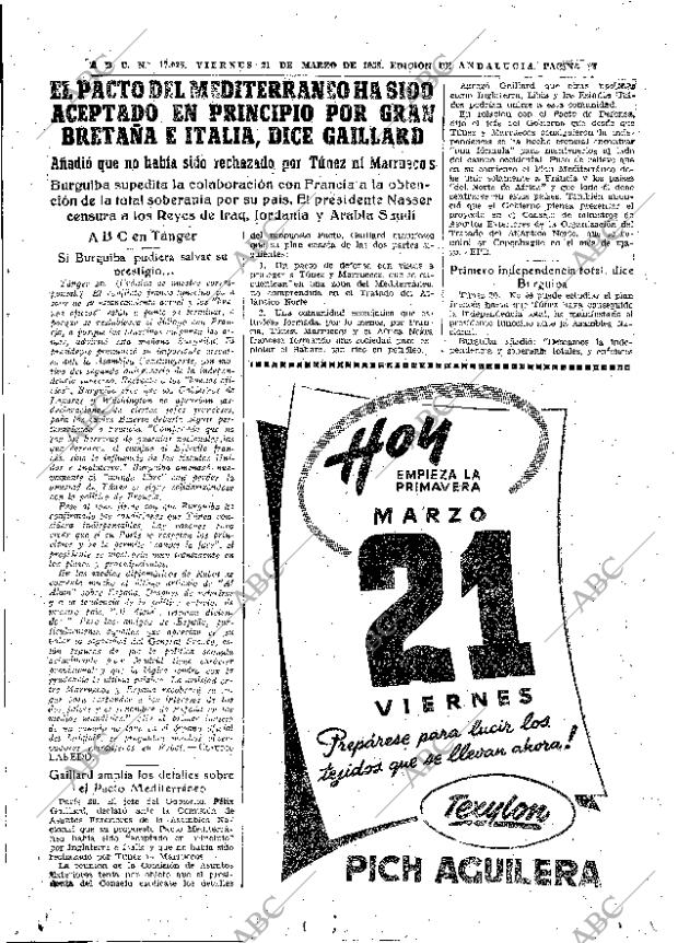ABC SEVILLA 21-03-1958 página 17