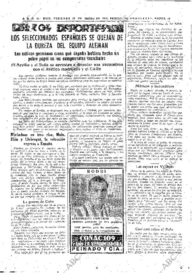 ABC SEVILLA 21-03-1958 página 30