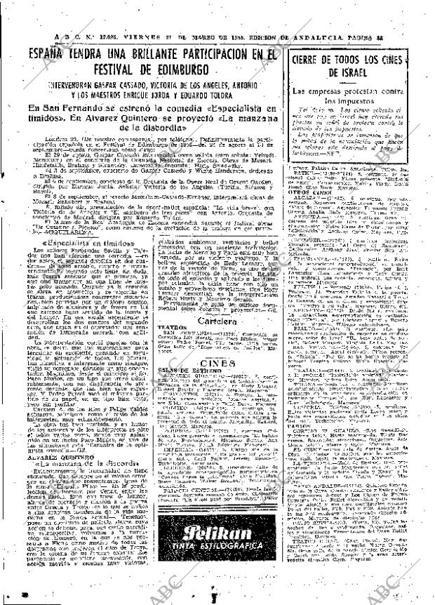 ABC SEVILLA 21-03-1958 página 33