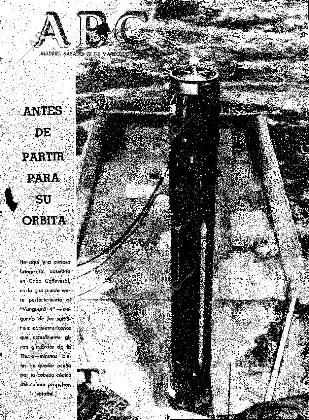 ABC MADRID 22-03-1958 página 1