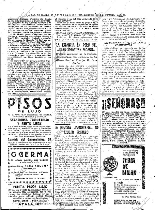 ABC MADRID 22-03-1958 página 38