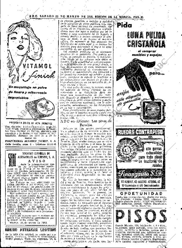 ABC MADRID 22-03-1958 página 42