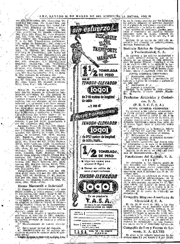 ABC MADRID 22-03-1958 página 55