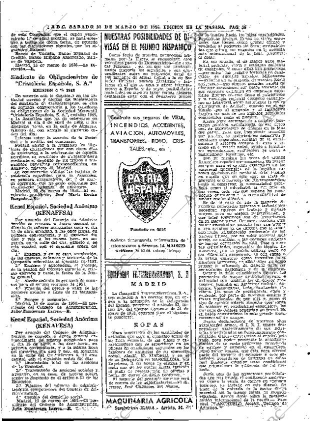 ABC MADRID 22-03-1958 página 56