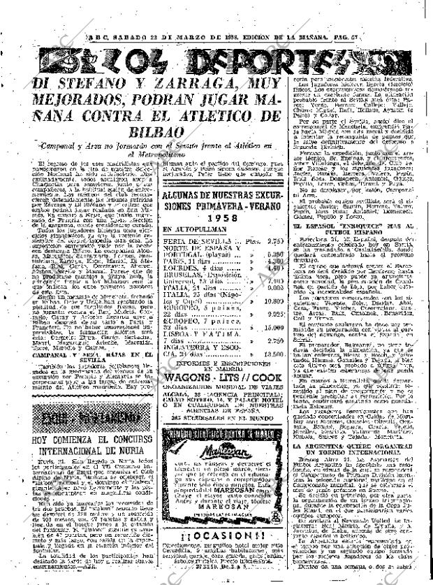ABC MADRID 22-03-1958 página 57