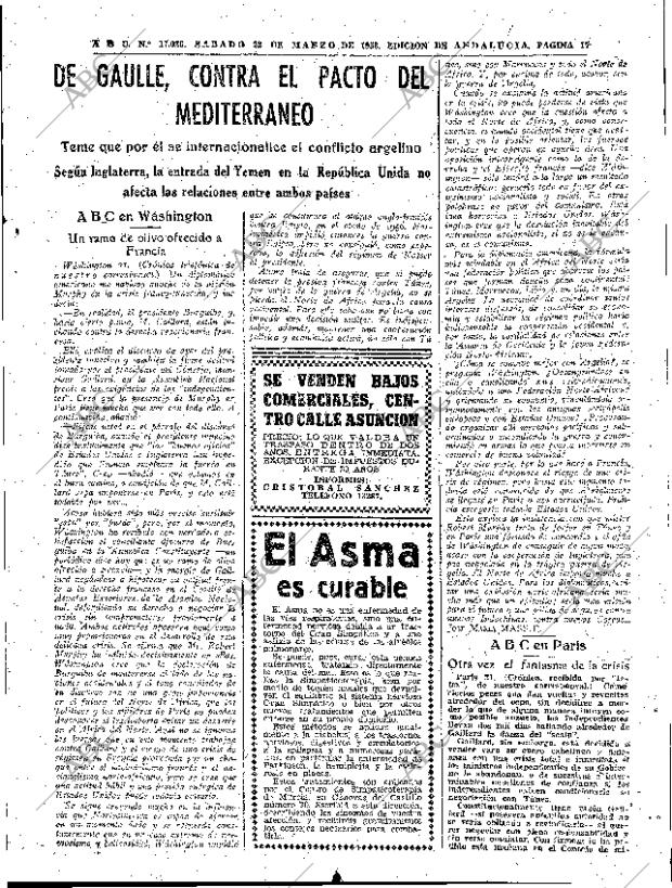 ABC SEVILLA 22-03-1958 página 17