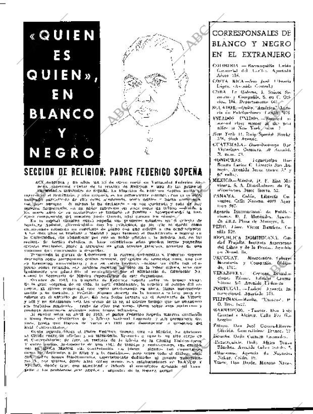 BLANCO Y NEGRO MADRID 22-03-1958 página 6