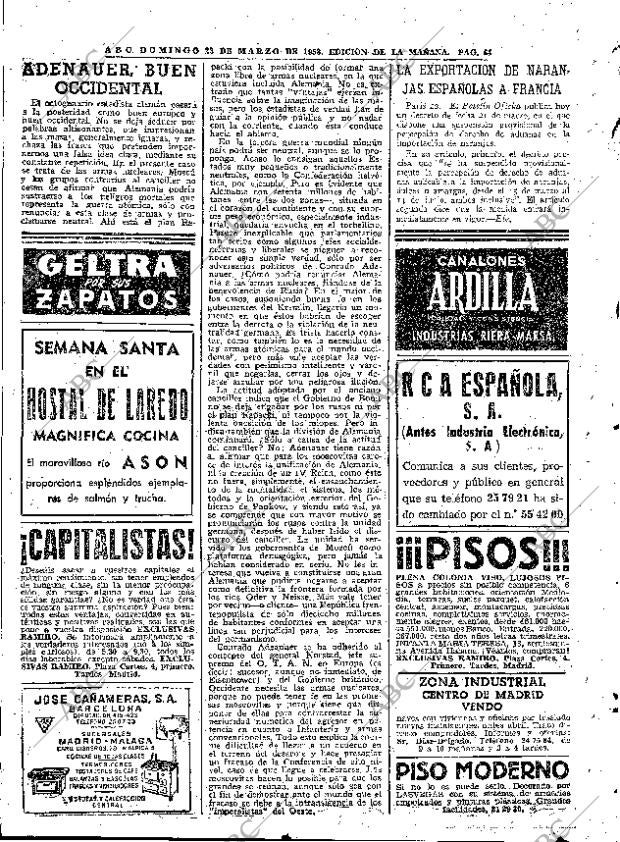 ABC MADRID 23-03-1958 página 64