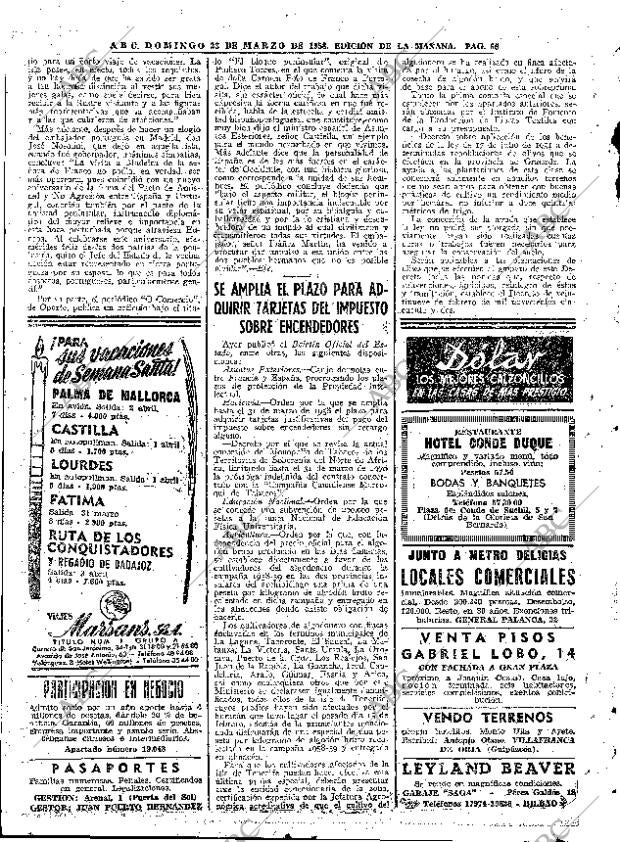 ABC MADRID 23-03-1958 página 66