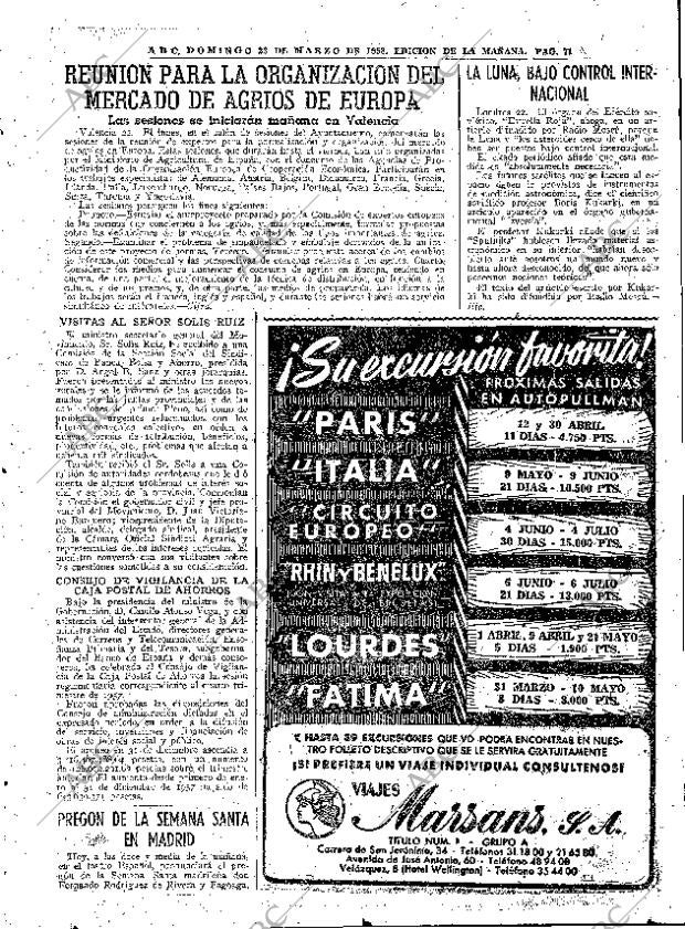 ABC MADRID 23-03-1958 página 71