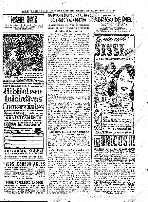 ABC MADRID 23-03-1958 página 72