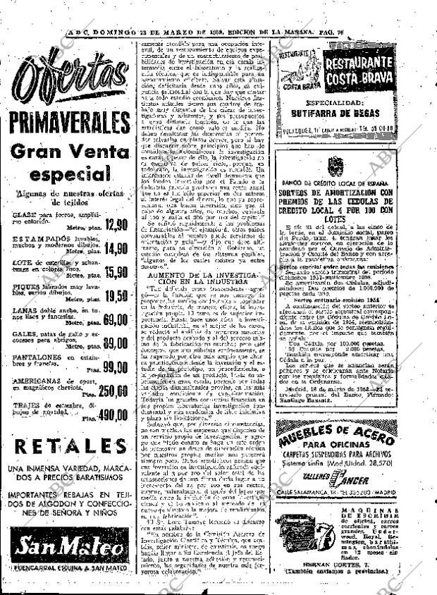 ABC MADRID 23-03-1958 página 76