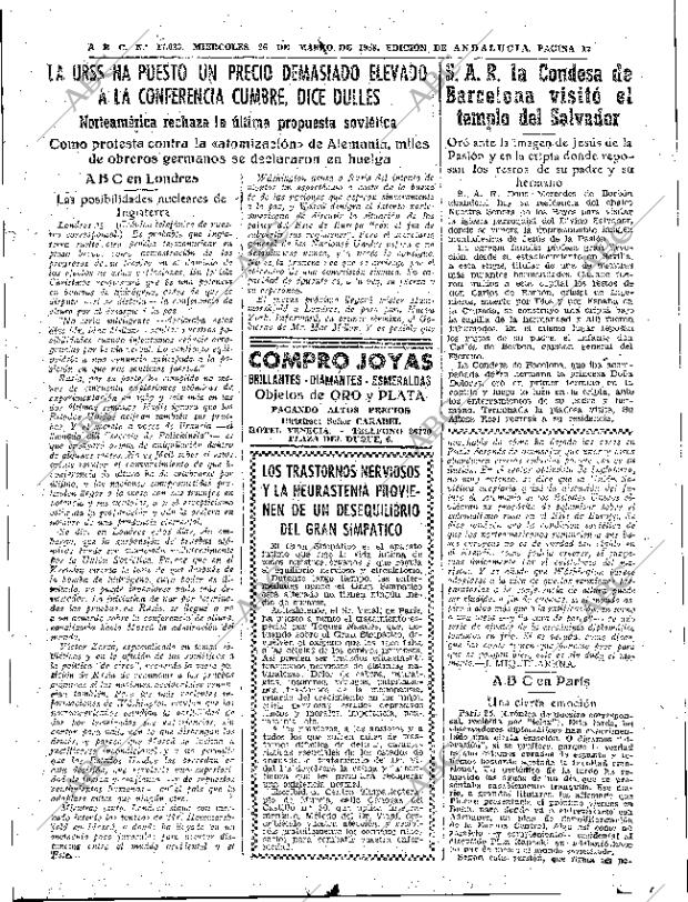 ABC SEVILLA 26-03-1958 página 17