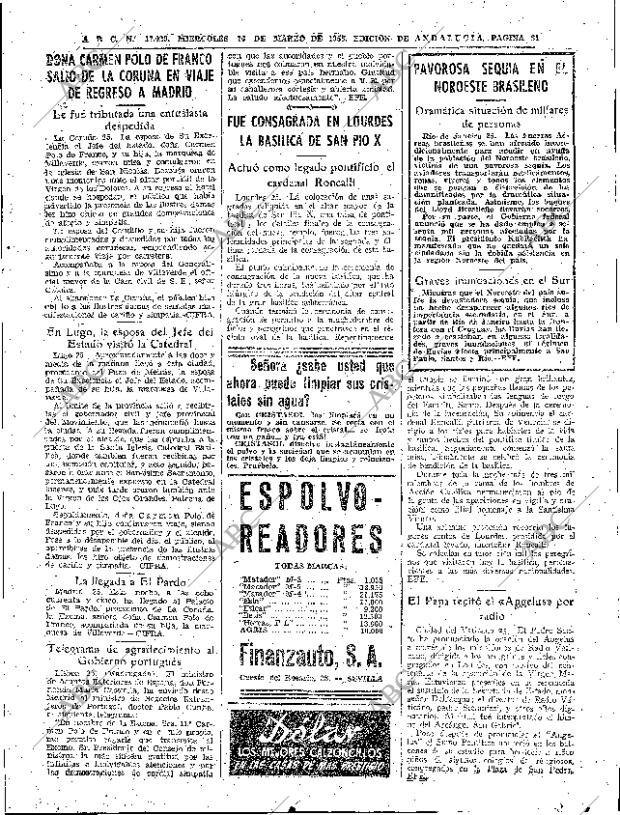ABC SEVILLA 26-03-1958 página 21