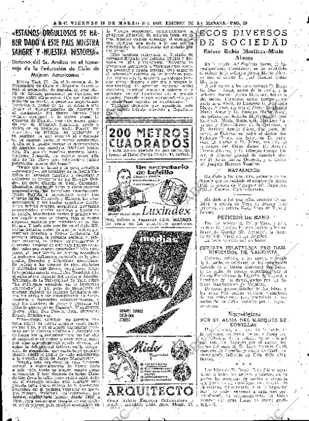 ABC MADRID 28-03-1958 página 38