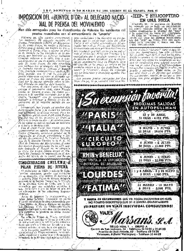 ABC MADRID 30-03-1958 página 65