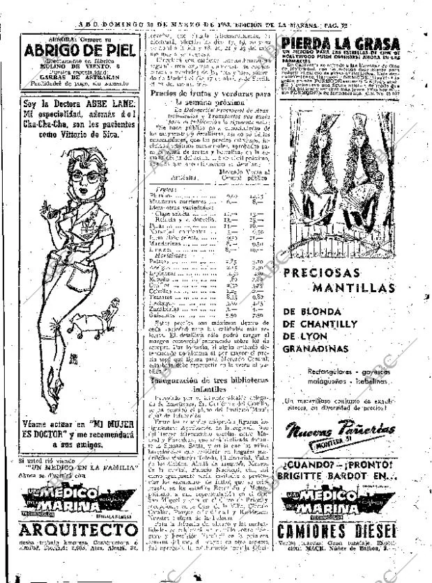 ABC MADRID 30-03-1958 página 72