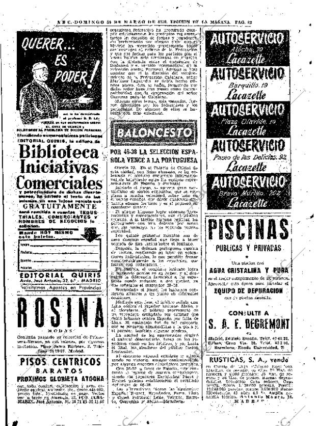 ABC MADRID 30-03-1958 página 82