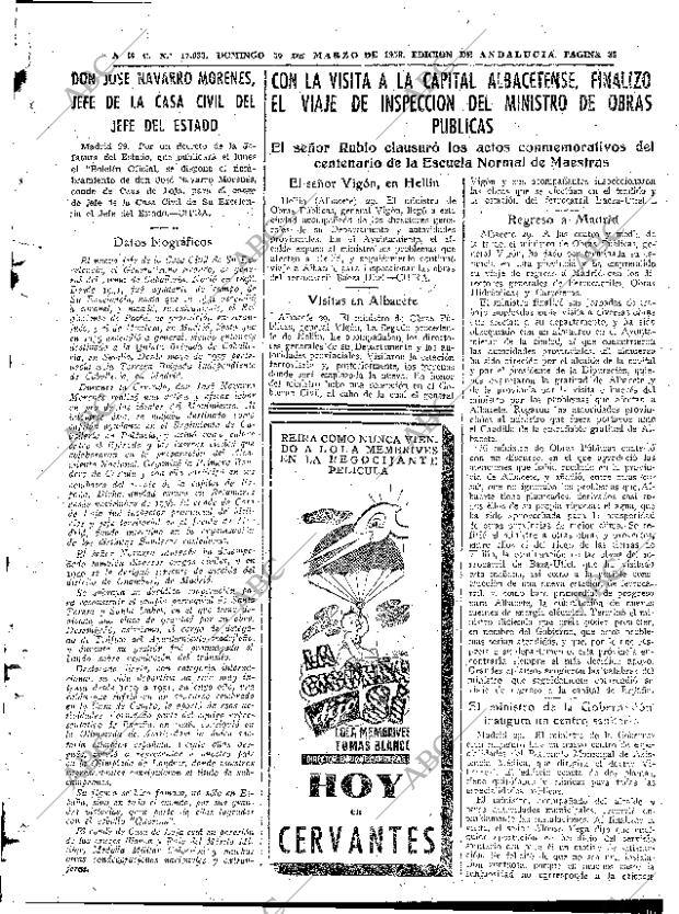ABC SEVILLA 30-03-1958 página 39