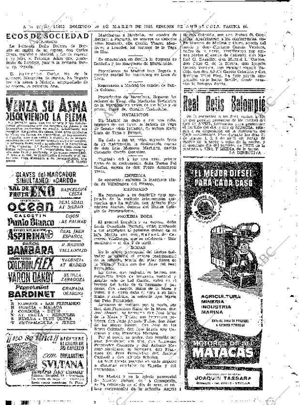 ABC SEVILLA 30-03-1958 página 44