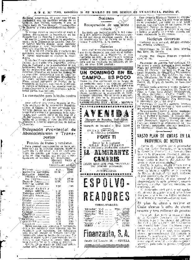 ABC SEVILLA 30-03-1958 página 47