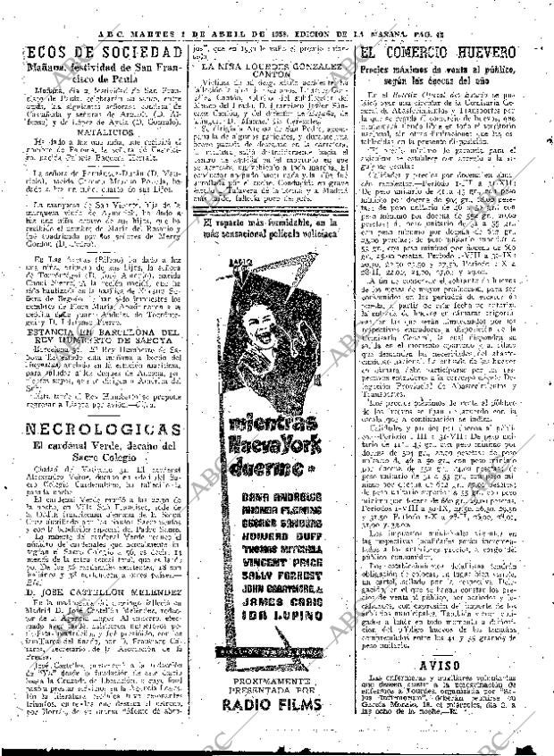ABC MADRID 01-04-1958 página 42