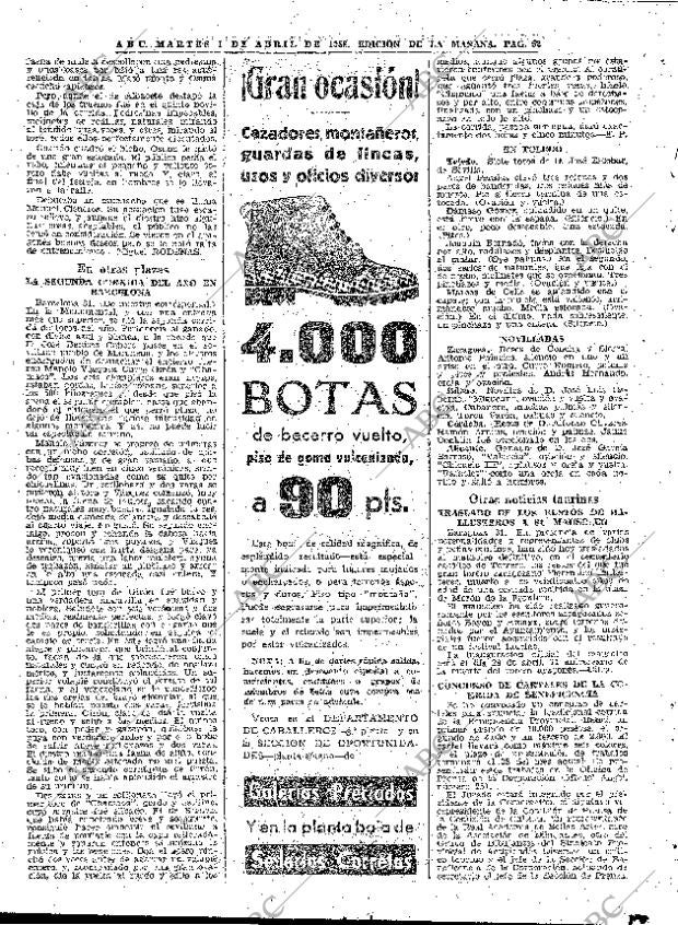 ABC MADRID 01-04-1958 página 52