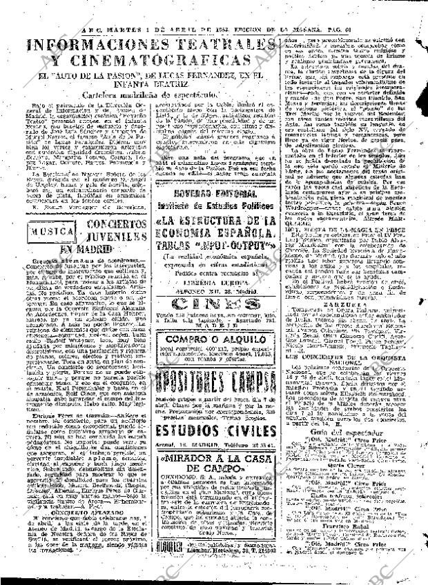 ABC MADRID 01-04-1958 página 60