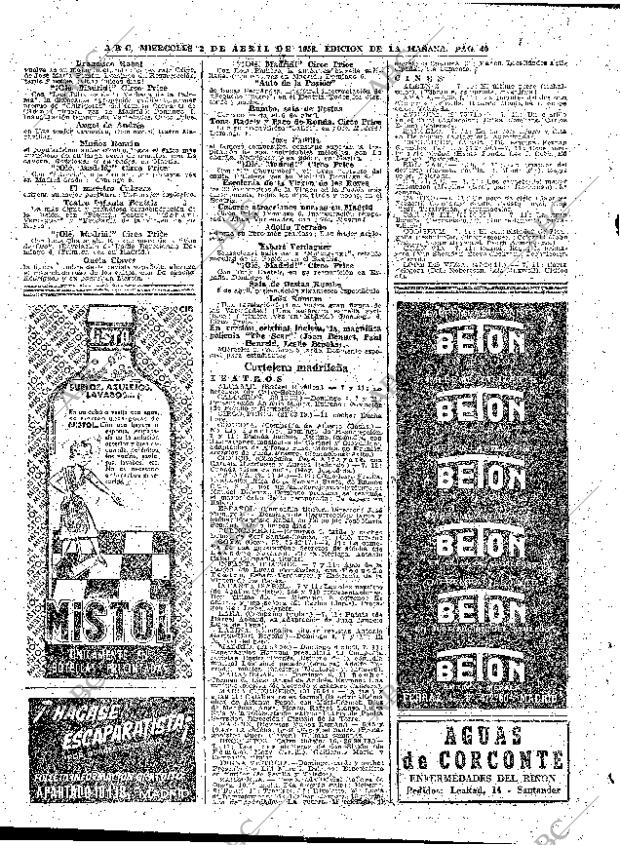 ABC MADRID 02-04-1958 página 40