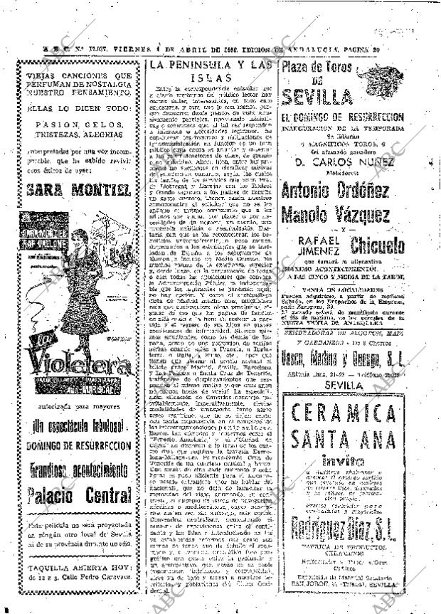 ABC SEVILLA 04-04-1958 página 20