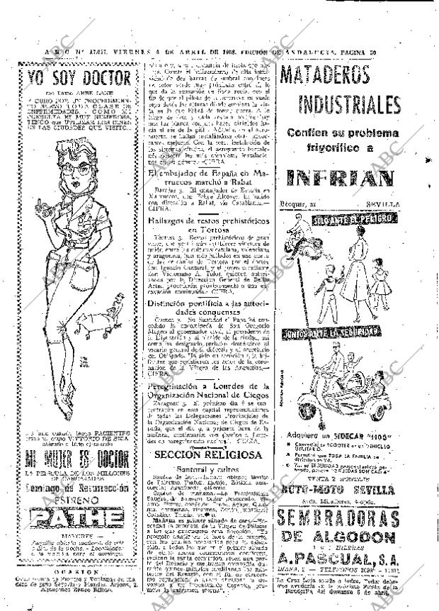 ABC SEVILLA 04-04-1958 página 28