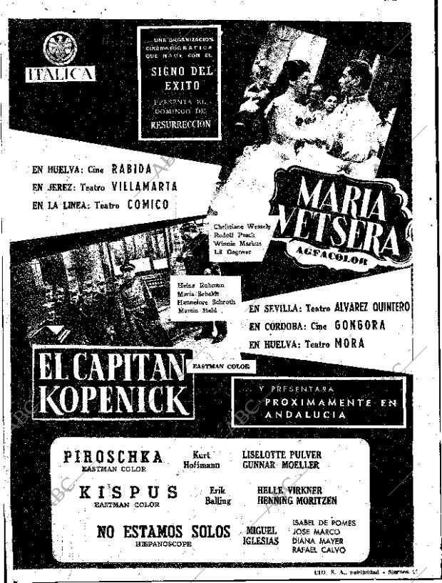 ABC SEVILLA 06-04-1958 página 44