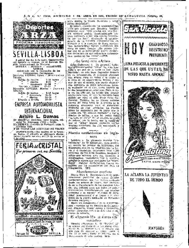ABC SEVILLA 06-04-1958 página 56