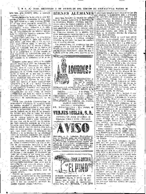 ABC SEVILLA 09-04-1958 página 16