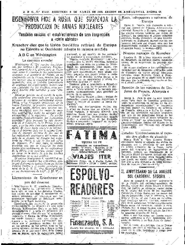 ABC SEVILLA 09-04-1958 página 21