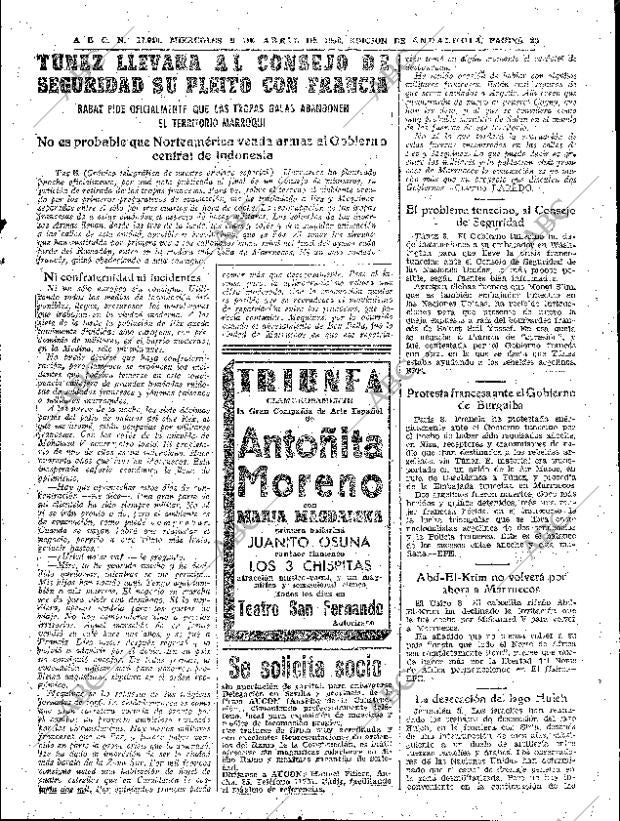 ABC SEVILLA 09-04-1958 página 23